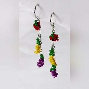 Anthropologie,  Sweet Treat Beaded Dangle Earrings -NWT!